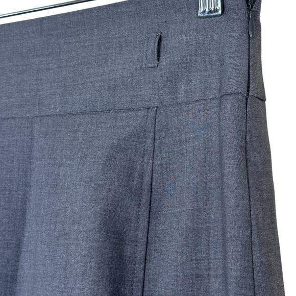 Worthington Womens Skirt Size 4 Blue Gray Trumpet Hem Career Stretch Lined - Picture 7 of 13